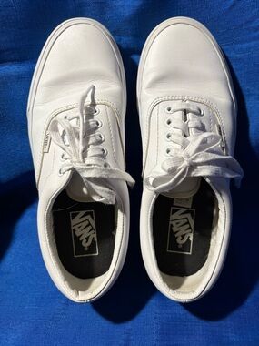 Vans Authentic Classic Low-Top leather white sneakers